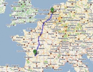 route domaine les pins